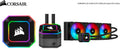 Corsair H150i Elite CAPELLIX 360mm Black Radiator, 3x ML120 RGB PWM Fans, Ultra Bright RGB Pump Head. Liquid Cooling, 5 Yrs Wty CW-9060048-WW [PC]