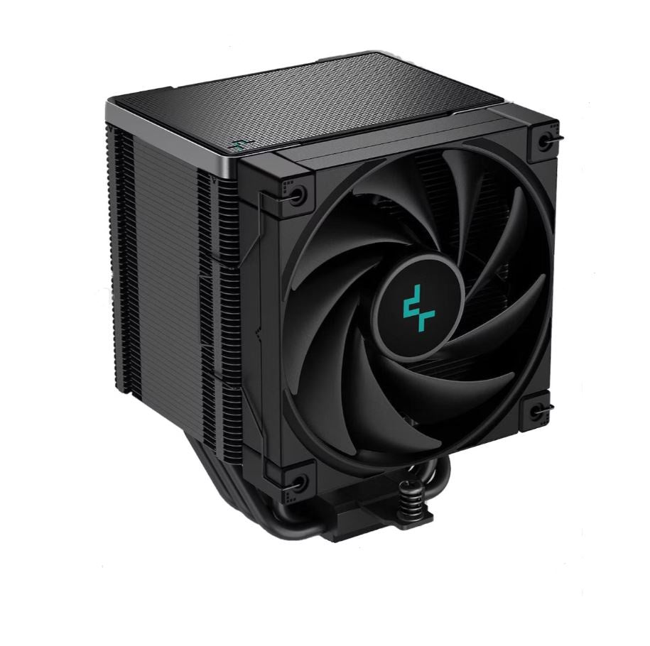 DeepCool AK500 ZERO DARK High-Performance CPU Cooler, 5 Copper Heat Pipes, Single-Tower Heatsink, 120mm FDB PWM Fan, 240W LGA1700/AM5 SUPPORT [PC]