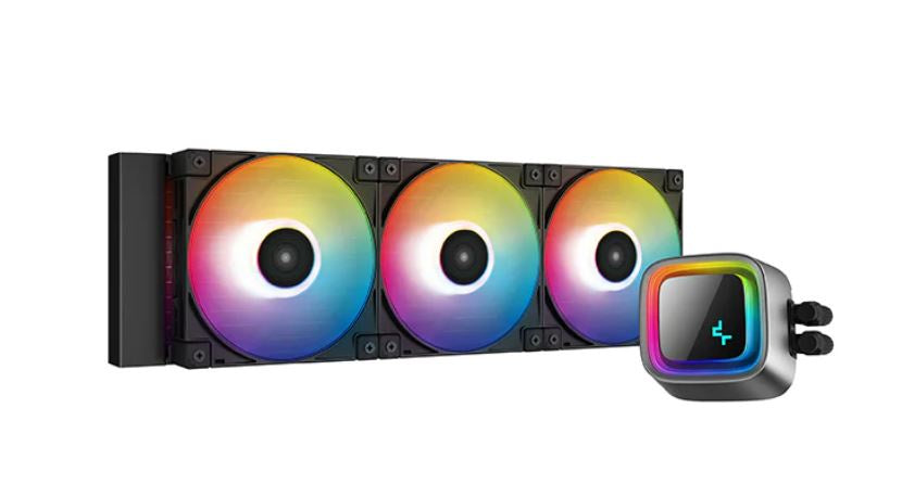 Deepcool LS720 Premium Liquid CPU Cooler, 360mm Radiator, 3xFC120 A-RGB PWM Fans, Low Noise LGA2066/2011-v3/2011/1700/1200/1151 AMD sTRX4/sTR4/AM5/AM4 [PC]