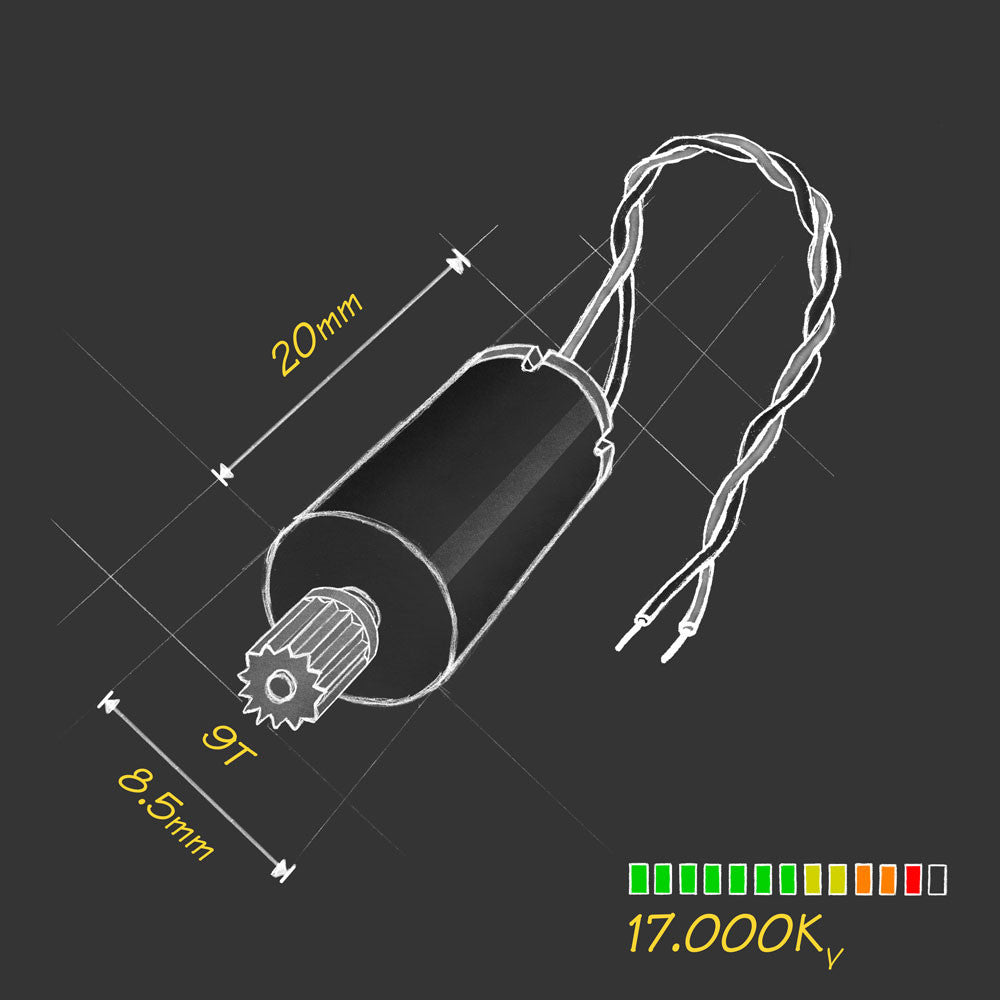 Micro Motor Warehouse CL-0820-17-9T coreless motor