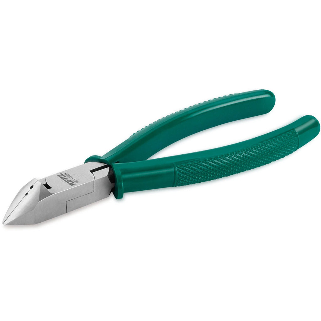 Toptul DEAA1206B Slant Edge Cutting Pliers with Wire Stripper 6"