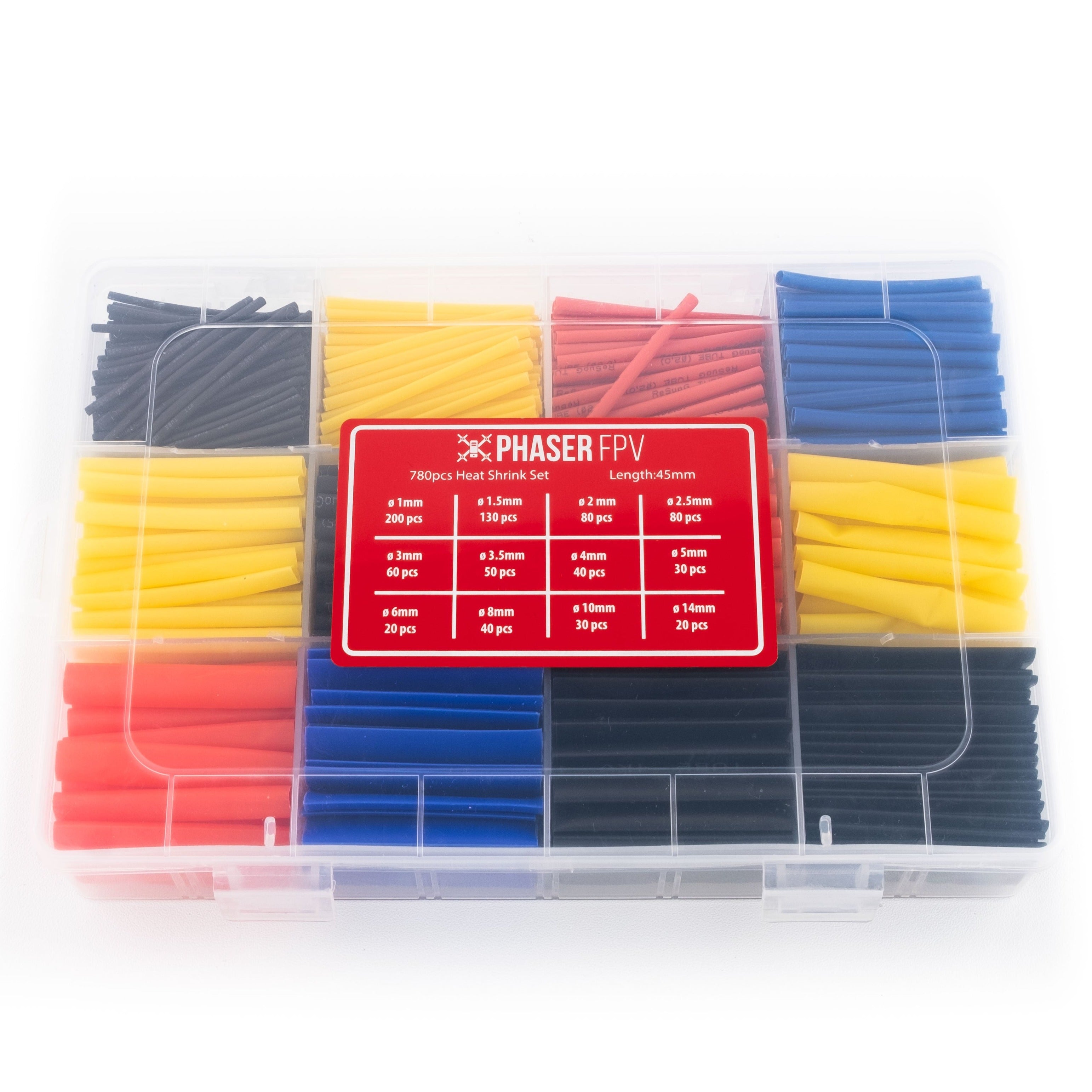 Phaser FPV Heat Shrink Kit (780pcs)