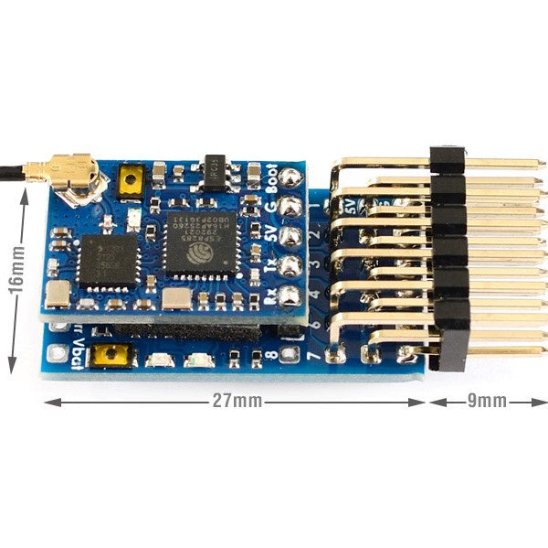 Matek ExpressLRS/ELRS Vario Receiver ELRS-R24-V (2.4ghz) EOL