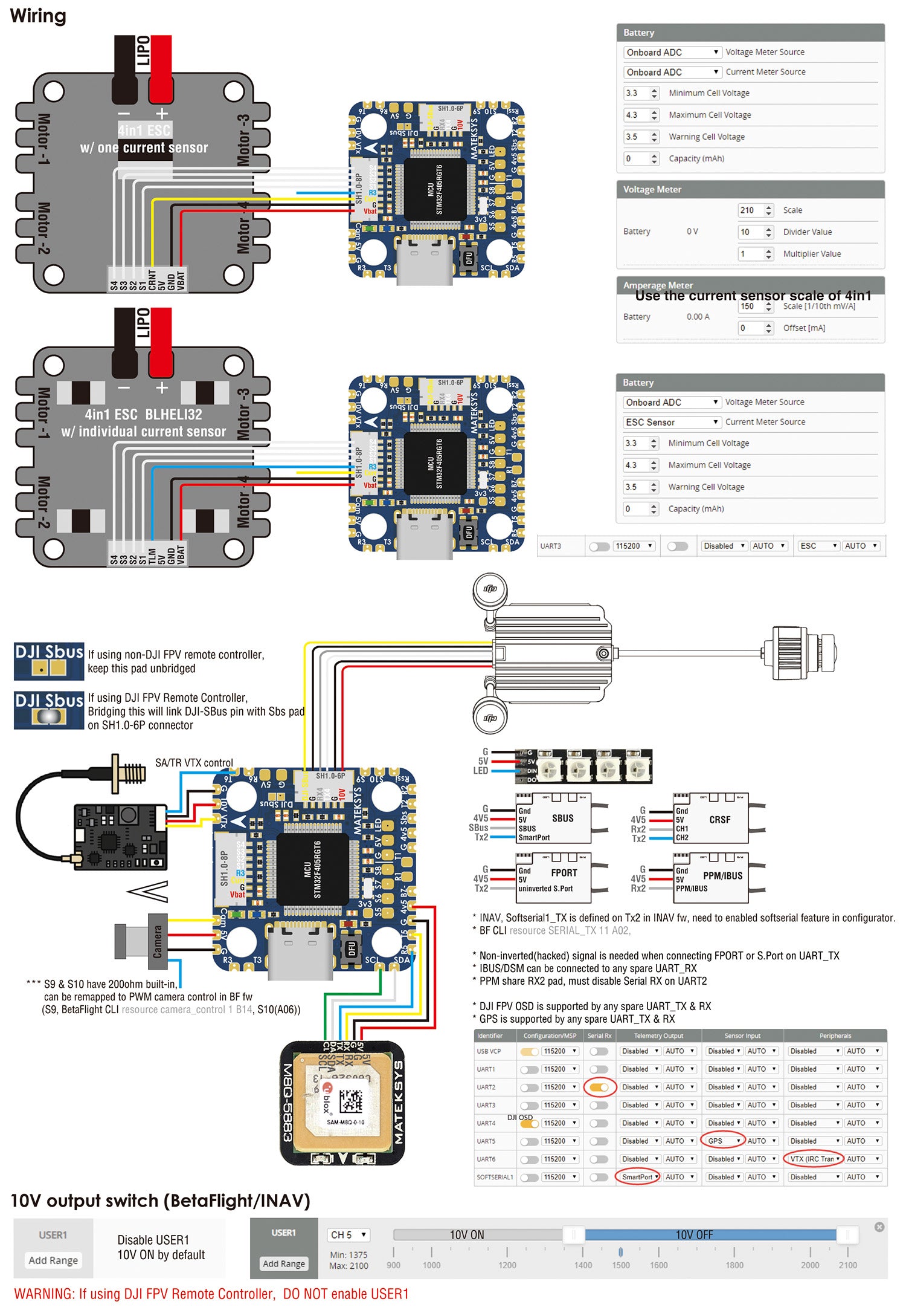 Matek F405-MiniTE ICM42605 Flight Controller EOL