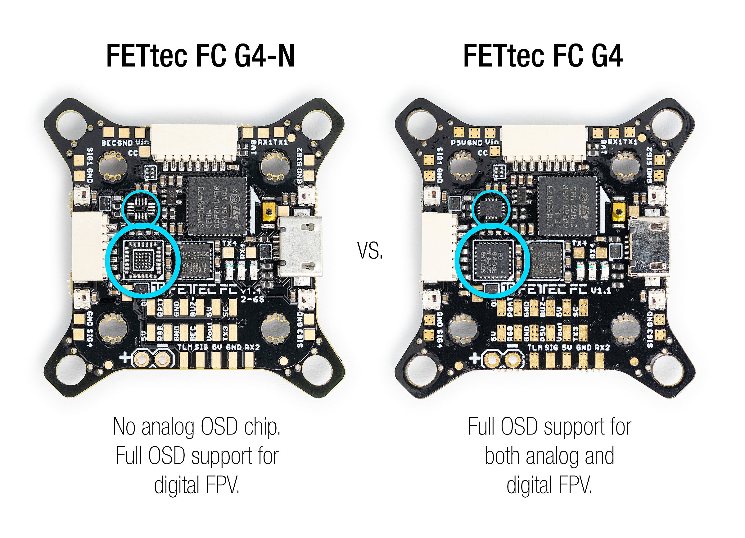 FETtec FC G4-N v1.7 IIM-42652 Flight Controller
