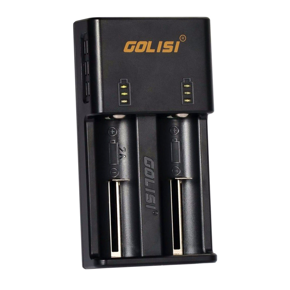 Golisi O2 Durable 2 Slot 18650 Battery Charger with AU Plug
