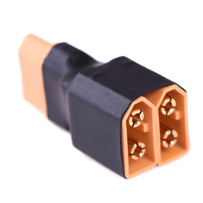 XT60 Female to 2x XT60 Male Parallel Adapter Converter Connector for Long Range FPV