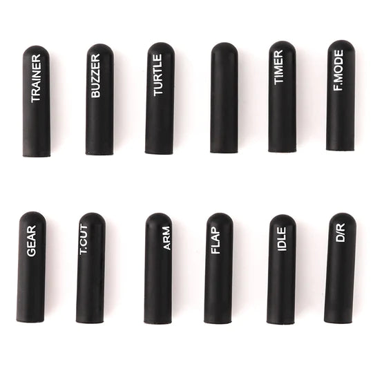 Radiomaster Labelled Silicon Switch Cover Set 12pcs