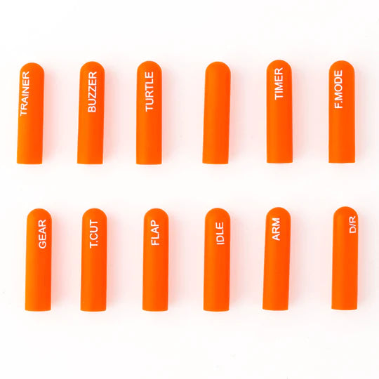Radiomaster Labelled Silicon Switch Cover Set 12pcs