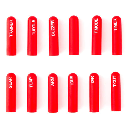 Radiomaster Labelled Silicon Switch Cover Set 12pcs