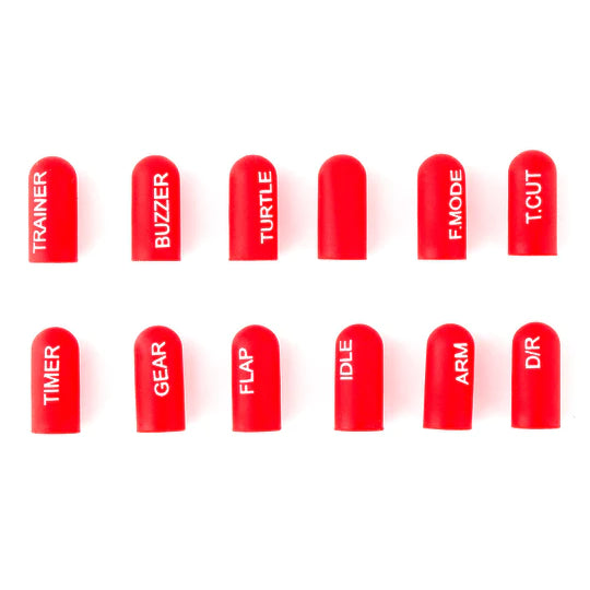 Radiomaster Labelled Silicon Switch Cover Set 12pcs