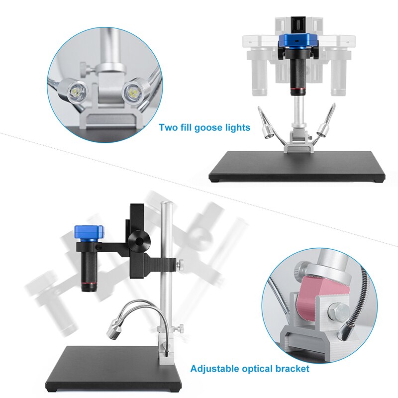 Andonstar AD1605 4K HDMI FHD Digital Microscope HDMI/USB 150X Camera Set For Phone PCB SMD CPU Soldering Watch camera Repair
