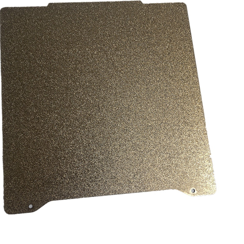 Energetic 180 x 180mm DOUBLE SIDED Smooth PEI/Textured Gold Spring Steel Sheet (For Prusa Mini)