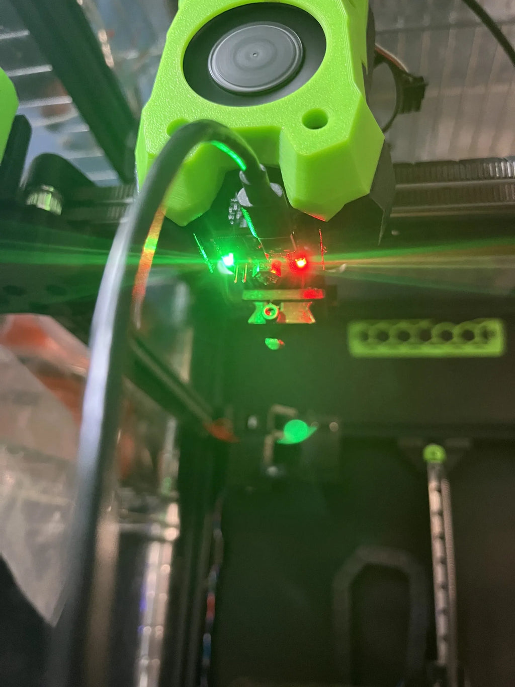 Nozzle Hard Mounted ADXL345 Accelerometer by provok3d / Boxxy