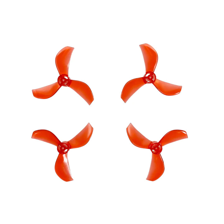 NewBeeDrone Azi (Tri Blade) Micro Propellers 31mm - 1.0mm Shaft (Set of 8) 4XCW 4XCCW