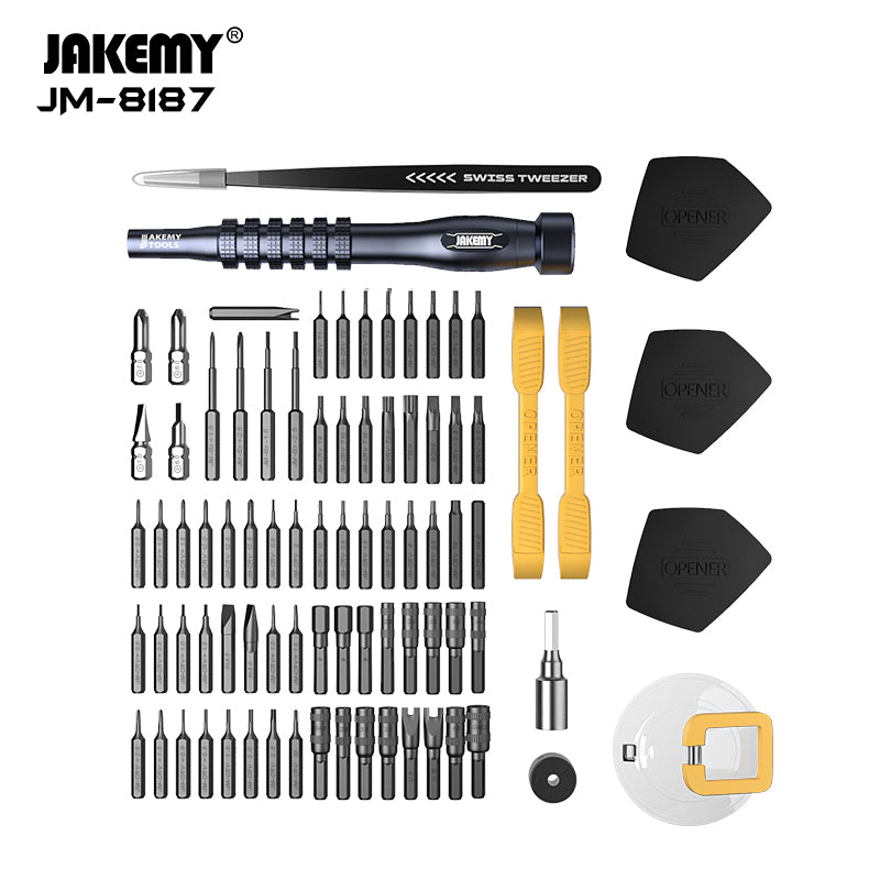 JAKEMY 83 IN 1 Precision Magnetic Screwdriver Driver Tool Set JM-8187