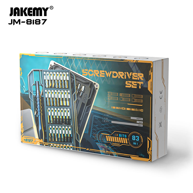 JAKEMY 83 IN 1 Precision Magnetic Screwdriver Driver Tool Set JM-8187