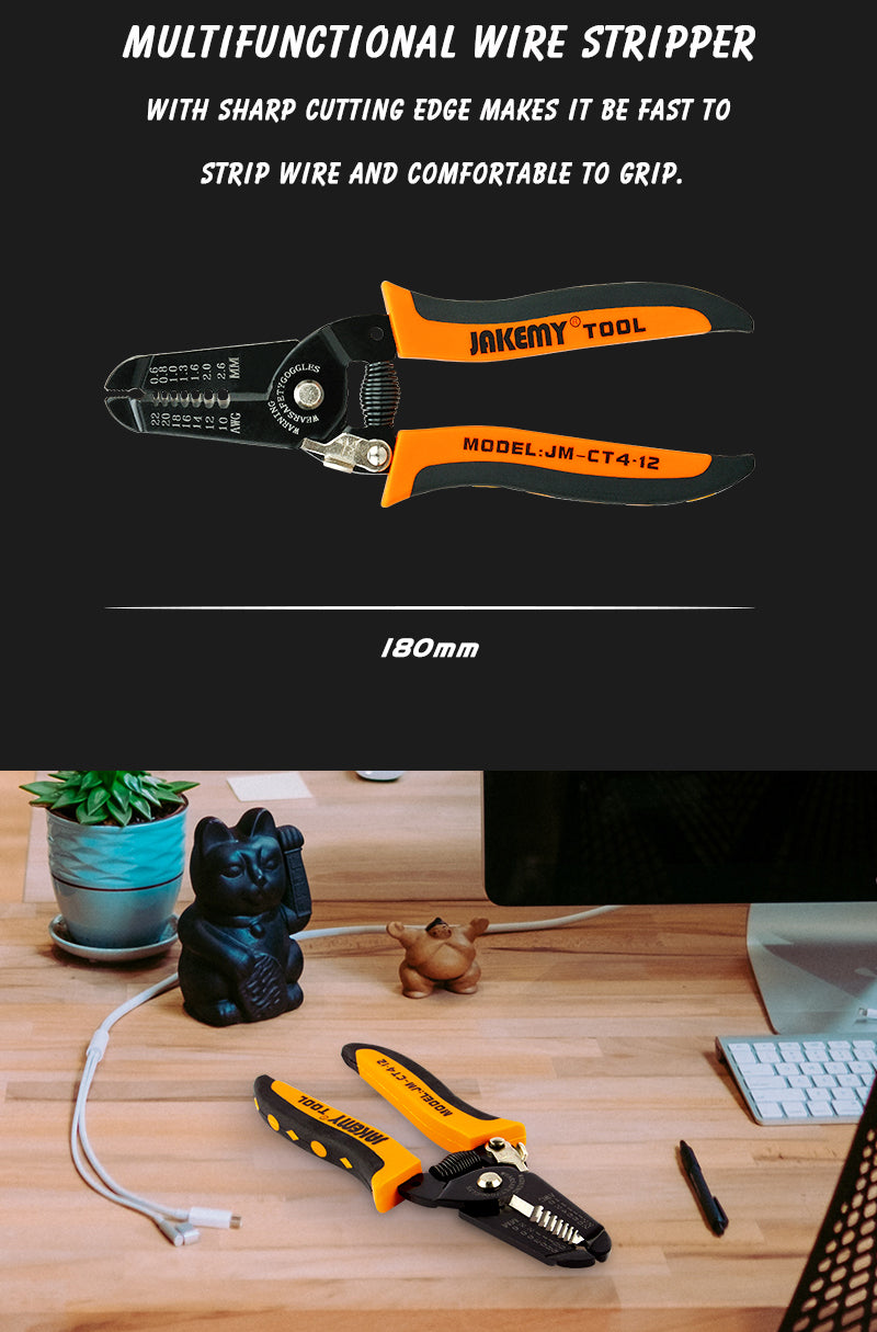 JAKEMY Wire Stripper JM-CT4-12