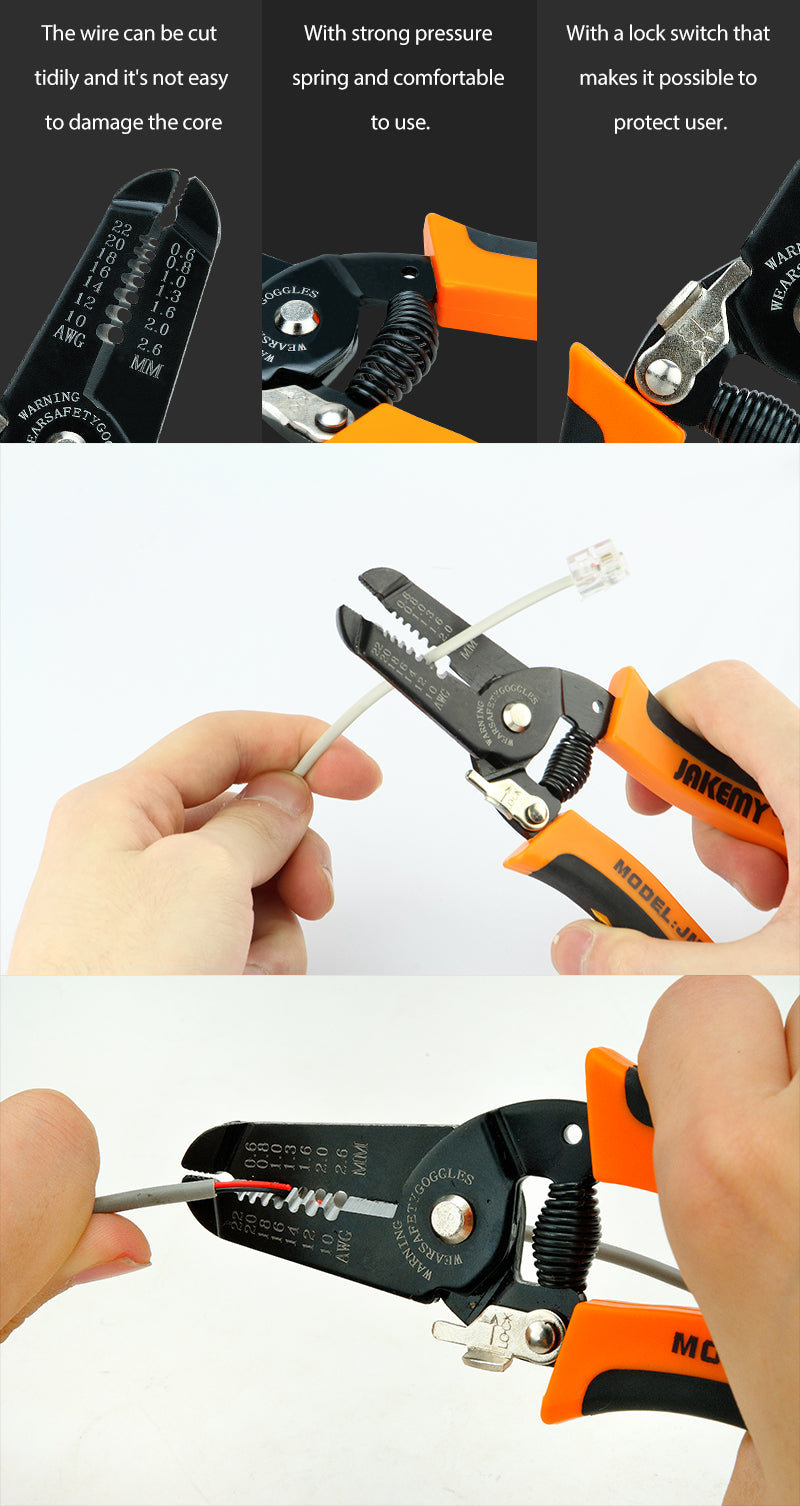 JAKEMY Wire Stripper JM-CT4-12