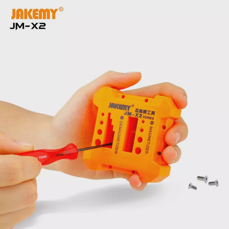 JAKEMY Magnetizer Demagnetizer Tool for Screws/Bolts JM-X2