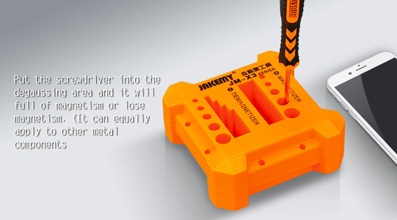 JAKEMY Magnetizer Demagnetizer Tool for Screws/Bolts JM-X2