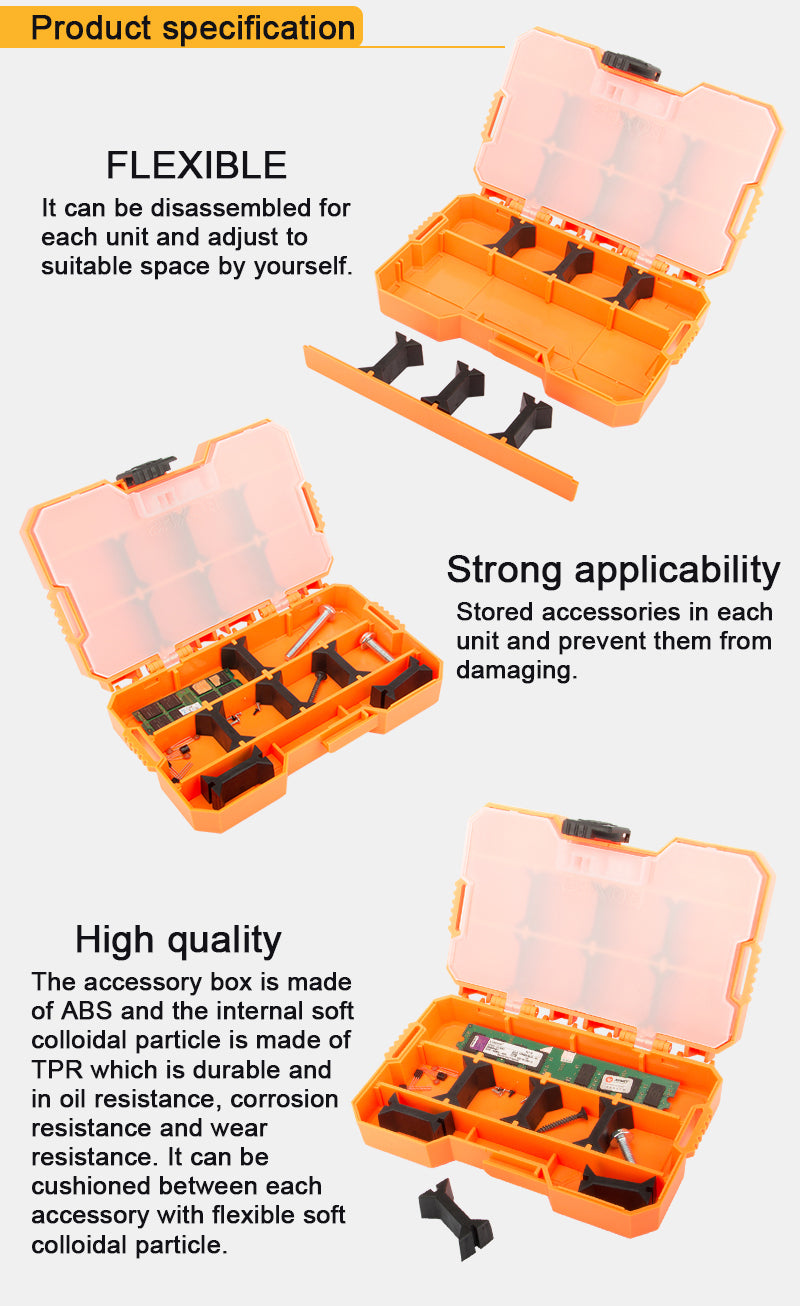 JAKEMY Compartment Tool Box JM-Z14