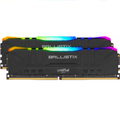 Crucial Ballistix RGB 16GB (2x8GB) DDR4 UDIMM 3600MHz CL16 Black Aluminum Heat Spreader Intel XMP2.0 AMD Ryzen Desktop PC Gaming Memory BL2K8G36C16U4BL [PC]