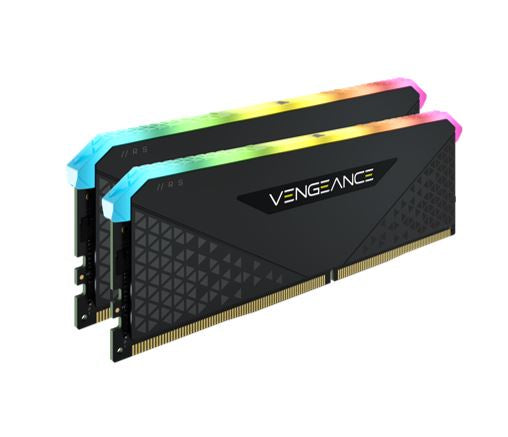 Corsair Vengeance RGB RT 16GB (2x8GB) DDR4 3200MHz C16 16-20-20-38 Black Heatspreader Desktop Gaming Memory CMN16GX4M2Z3200C16 [PC]