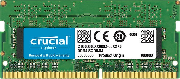 Crucial 16GB (1x16GB) DDR4 SODIMM 2400MHz CL17 Single Stick Notebook Laptop Memory RAM [PC]
