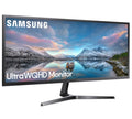 Samsung J550 34" 4K WQHD 75Hz FreeSync Monitor 3440x1440 4ms PIP PBP Tilt VESA DP 2xHDMI Slim Bezel Game Mode Eye Save Mode Flicker Free [PC]