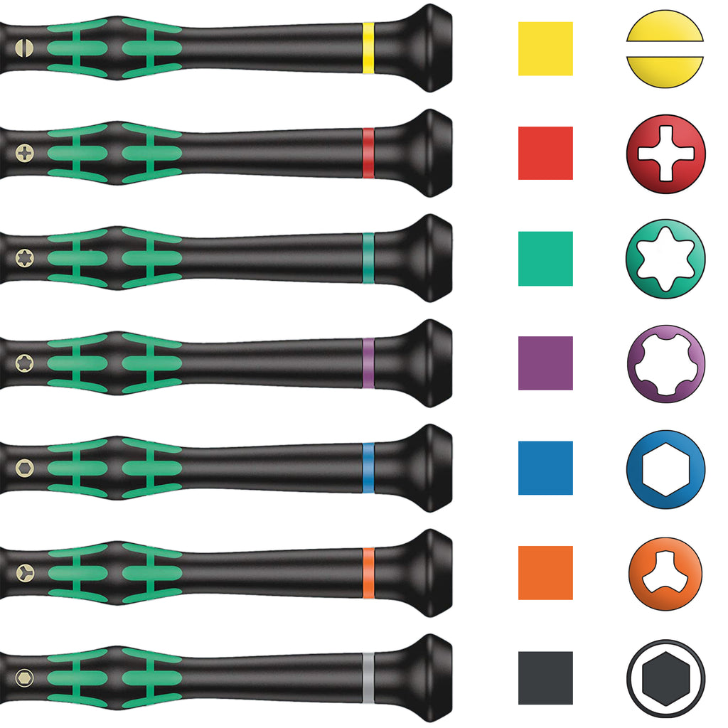 Wera Kraftform Micro Big Pack 1 Screwdriver set for electronic applications (25 Pieces) 05134000001