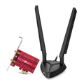 TP-Link Archer TXE75E AXE5400 Wi-Fi 6E Bluetooth 5.2 PCIe Adapter.2402 Mbps @ 6GH,2402 Mbps @ 5 GHz.574 Mbps @2.4 GHz [PC]