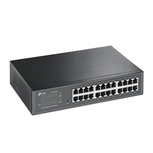 TP-Link TL-SG1024DE 24-Port Gigabit Desktop/Rackmount Easy Smart Switch energy-efficient L2 Features Supports MAC 128xVLAN 48Gbps Switching Capacity TL-SG1024DE [PC]