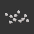 MMW 11T polymer pinions, for 1mm shaft