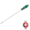 Wera 350 PH 1 X 300mm Phillips Screw Driver (Extra Long) 05008715001