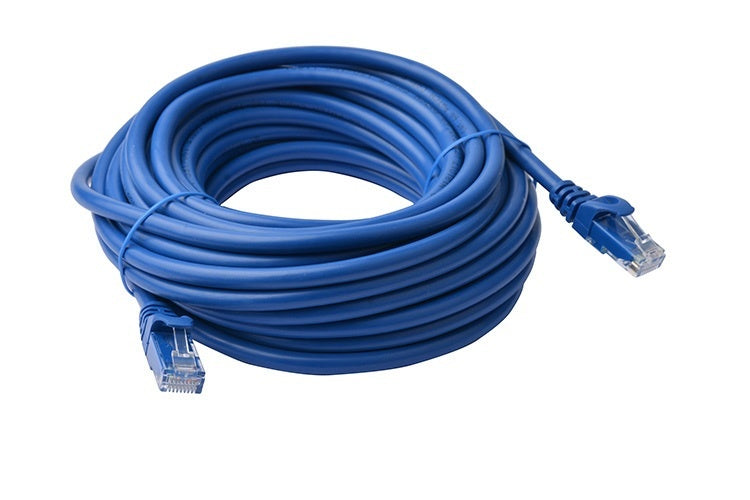 8Ware Cat6a UTP Ethernet Cable 20m Snagless Blue [PC]
