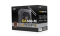 Deepcool DA600-M Fully Modular 600W Power Supply Unit (PSU), Japanese Capacitors, PFC+PWM Combo, 5-Year Warranty [PC]