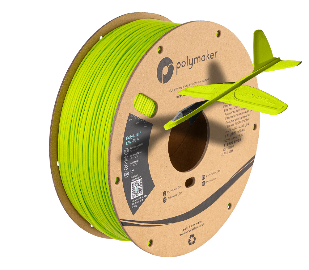 Polymaker Polylite LW-PLA 1.75mm Filament 800g