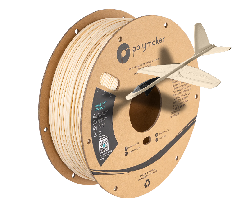 Polymaker Polylite LW-PLA 1.75mm Filament 800g