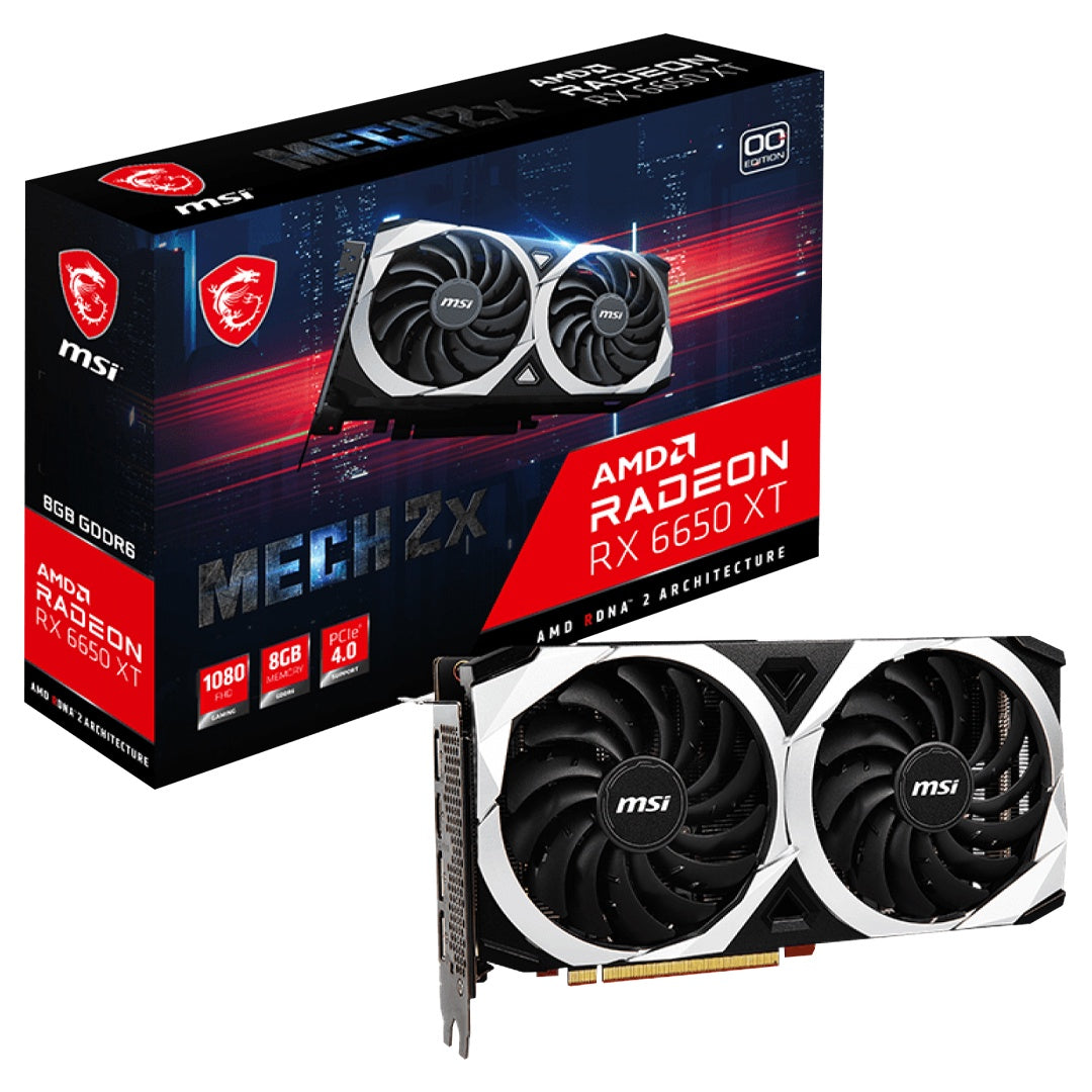 MSI Radeon RX 6650 XT Mech OC 8G Graphics Card [PC]