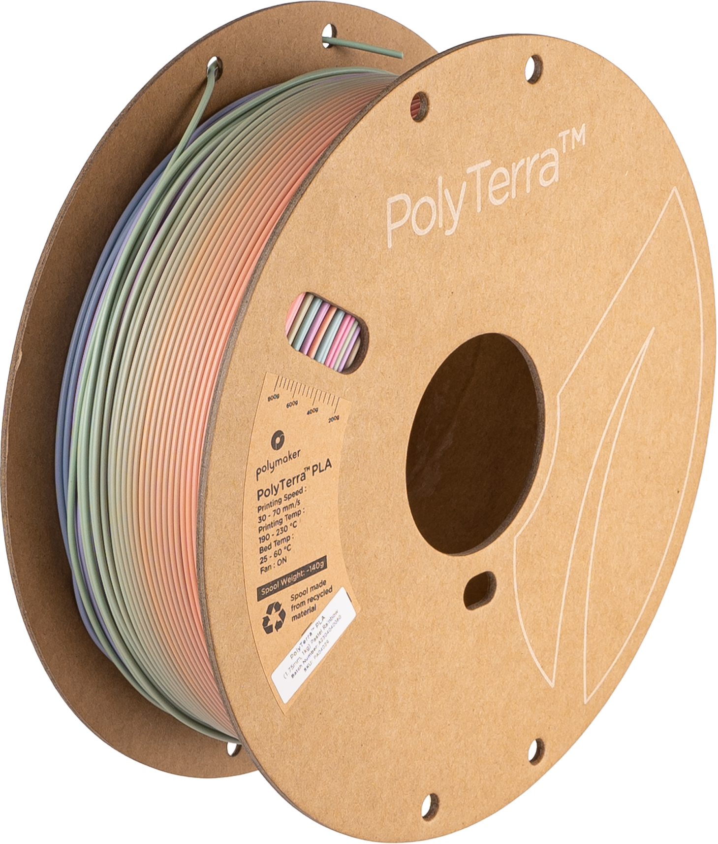 Polymaker PolyTerra PLA Matte Filament 1.75mm 1kg