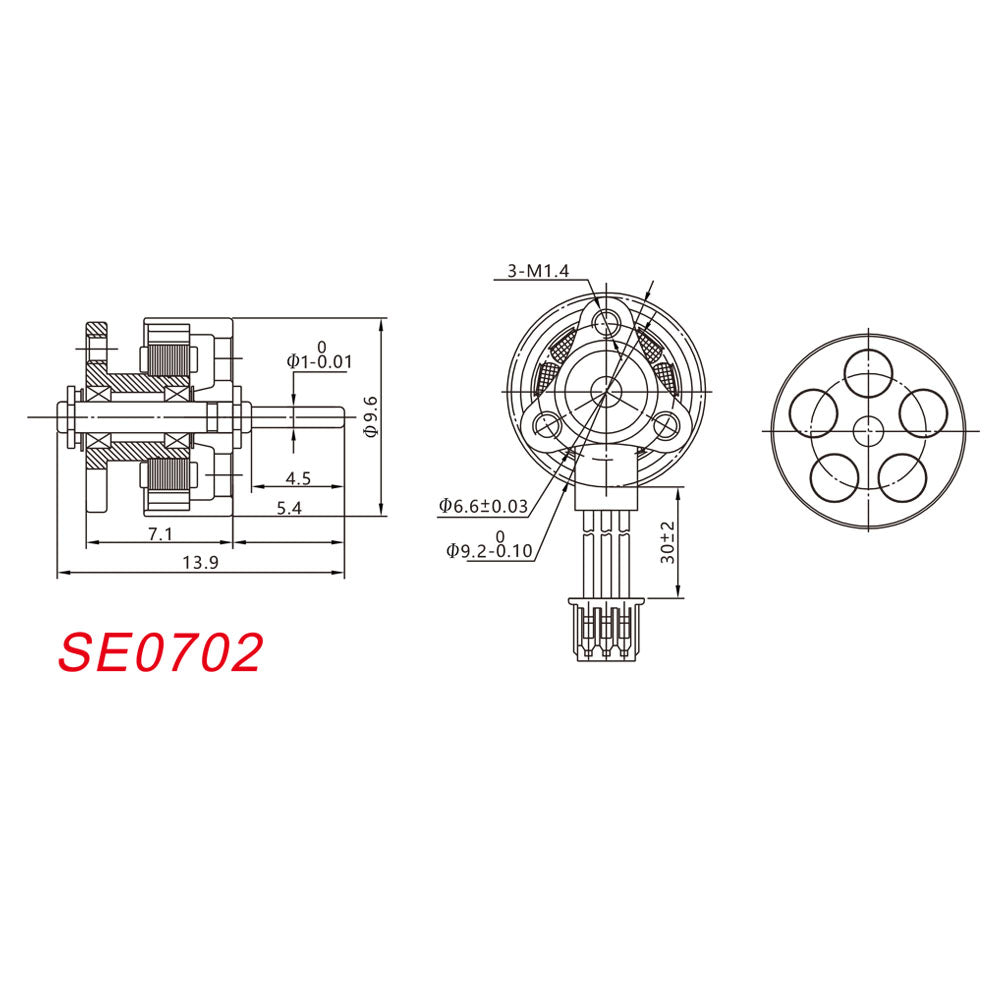 HappyModel SE0702 26000KV Brushless Motor