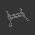 MMW 1mm main plate for Carbon Micro-H