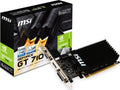MSI nVidia Geforce GT 710 2GB LP Low Profile VGA CARD GDDR3 2560x1600 1xHDMI 1xDVI PCIE2.0x16 954 MHz Core [PC]