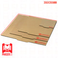 Energetic 355x355mm SINGLE SIDED Textured Gold Spring Steel Sheet (Suits Voron 350mm)