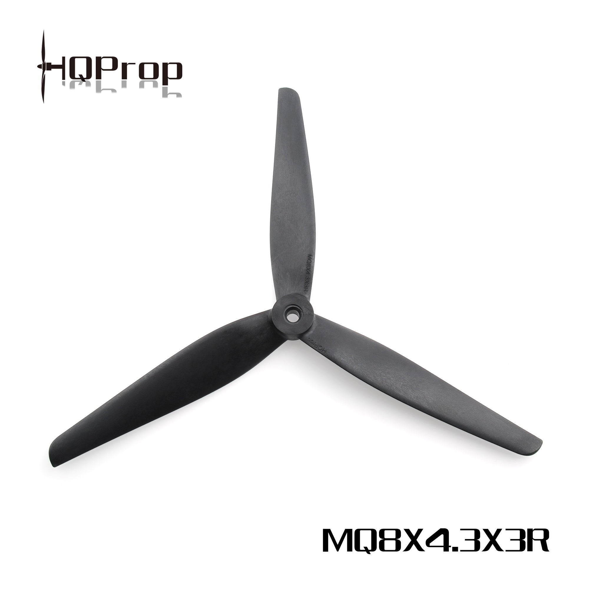 HQProp 8X4.3X3 MacroQuad Prop Black-Glass fiber Nylon Propellers (1pc)