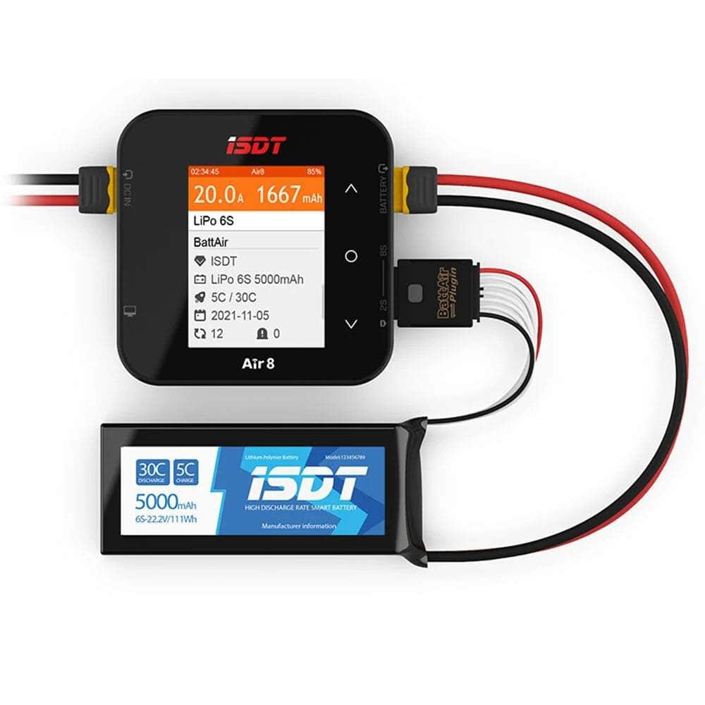 ISDT AIR8 500W 20A 1-8S DC Smart Charger (DC INPUT)