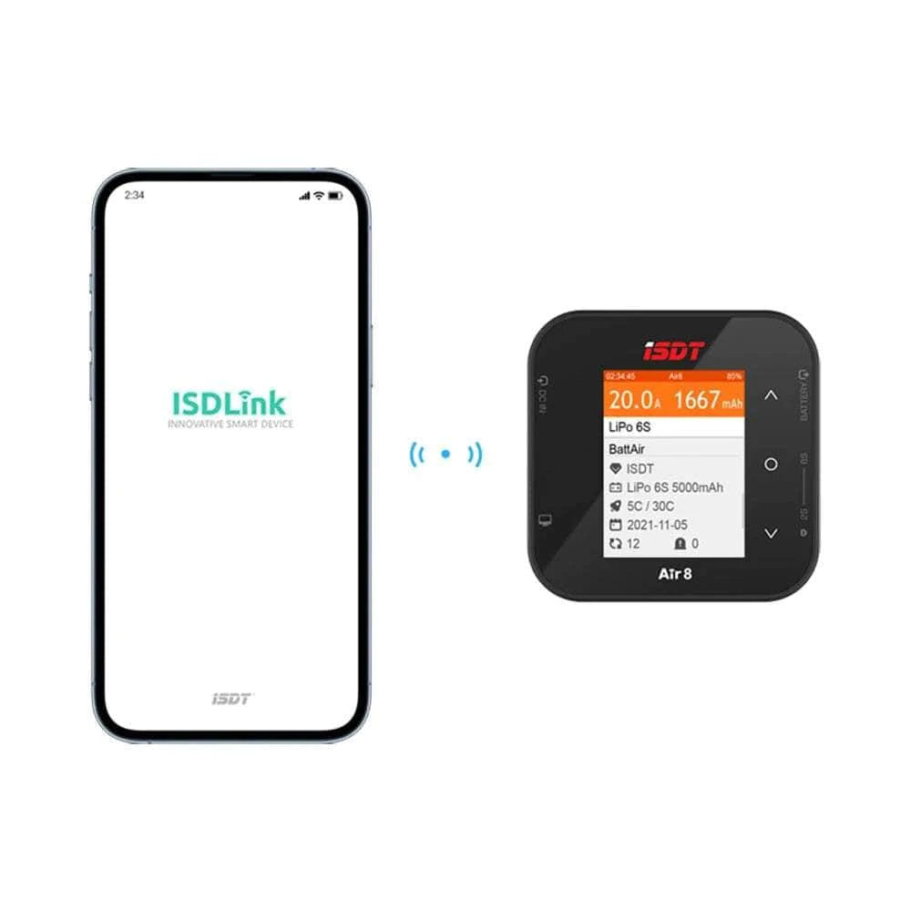 ISDT AIR8 500W 20A 1-8S DC Smart Charger (DC INPUT)