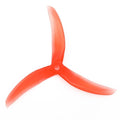 Avan Scimitar 5x2.8x3 THREE Blade Propellers 1 Pack (4 Pieces) Red