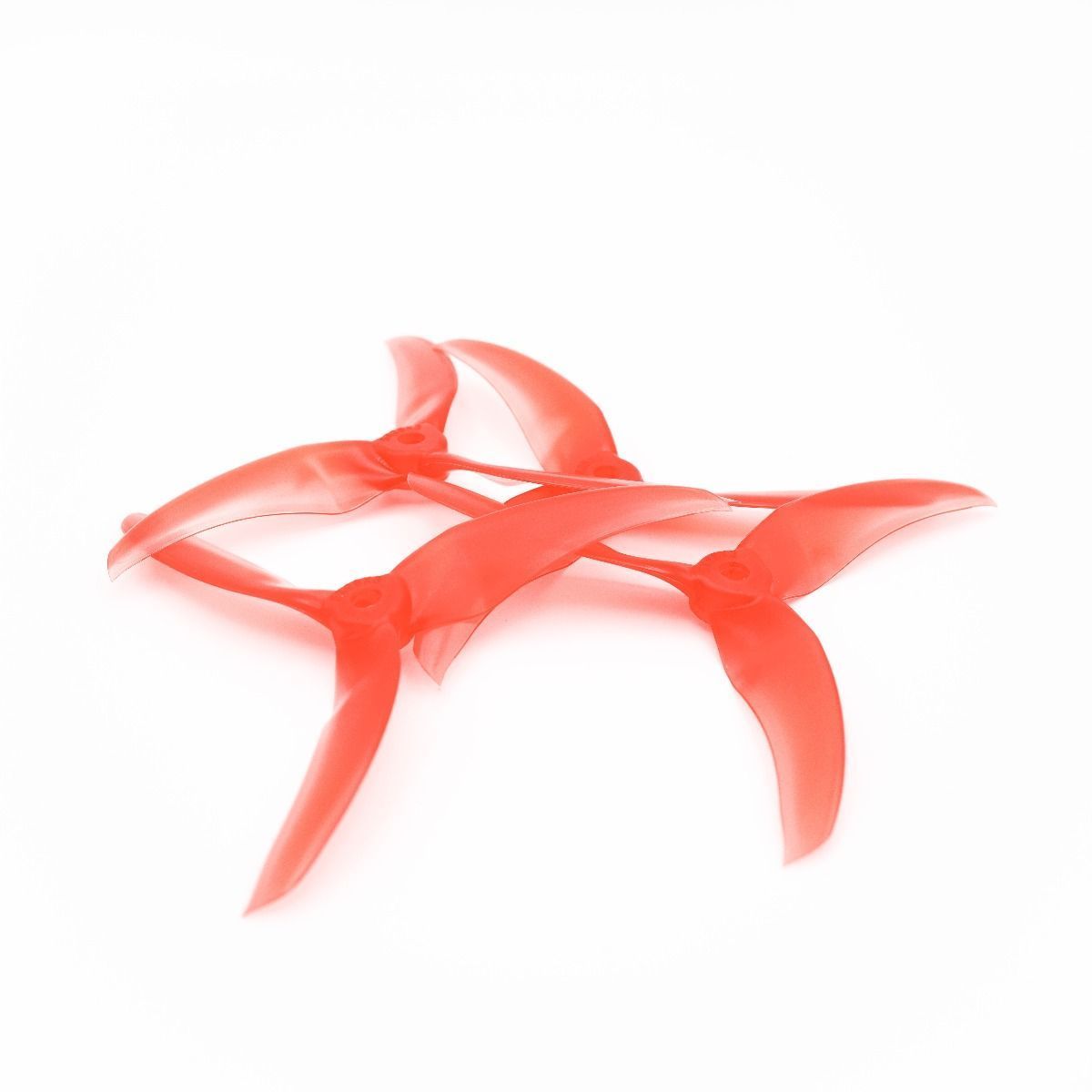 Avan Scimitar 5x2.8x3 THREE Blade Propellers 1 Pack (4 Pieces) Red